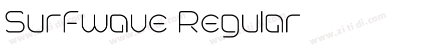 Surfwave Regular字体转换